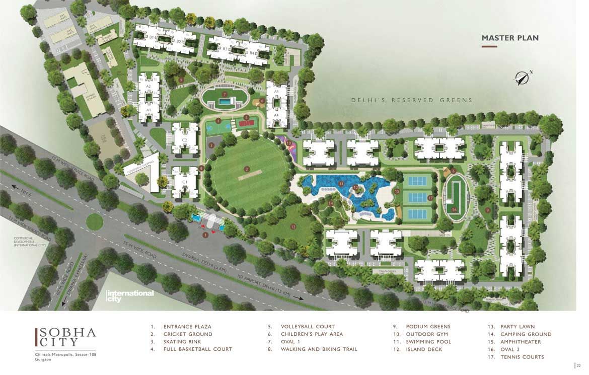 Sobha-City-Gurgaon-Master-Plan